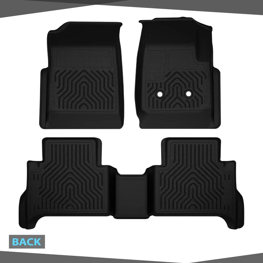 Floor Mats for Chevy Colorado & GMC Canyon Crew Cab (2015–2022) – TPE All-Weather Car & Cargo Liners
