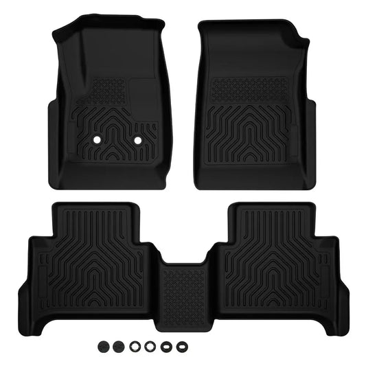 Floor Mats for Chevy Colorado & GMC Canyon Crew Cab (2015–2022) – TPE All-Weather Car & Cargo Liners