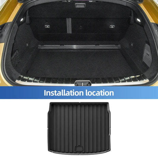 Polestar 4 Floor Mats (2023–2024) – TPE All-Weather Waterproof Cargo & Trunk Mat, Left-Hand Drive